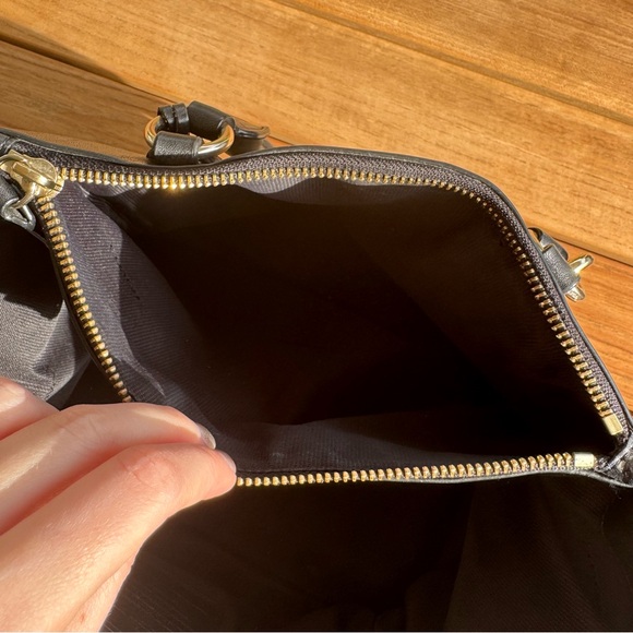 Black Leather Coach Handbag - Picture 6 of 12